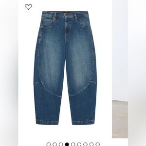 Ruti petite  wide-ish barrel jeans